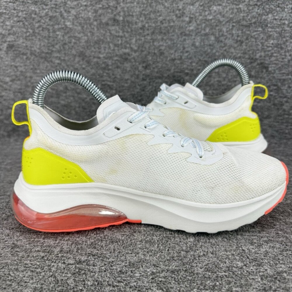 ✅Charly Vermilion Sneakers Women's Sz 7 Running Shoes White Orange Green *STAIN - Picture 11 of 12